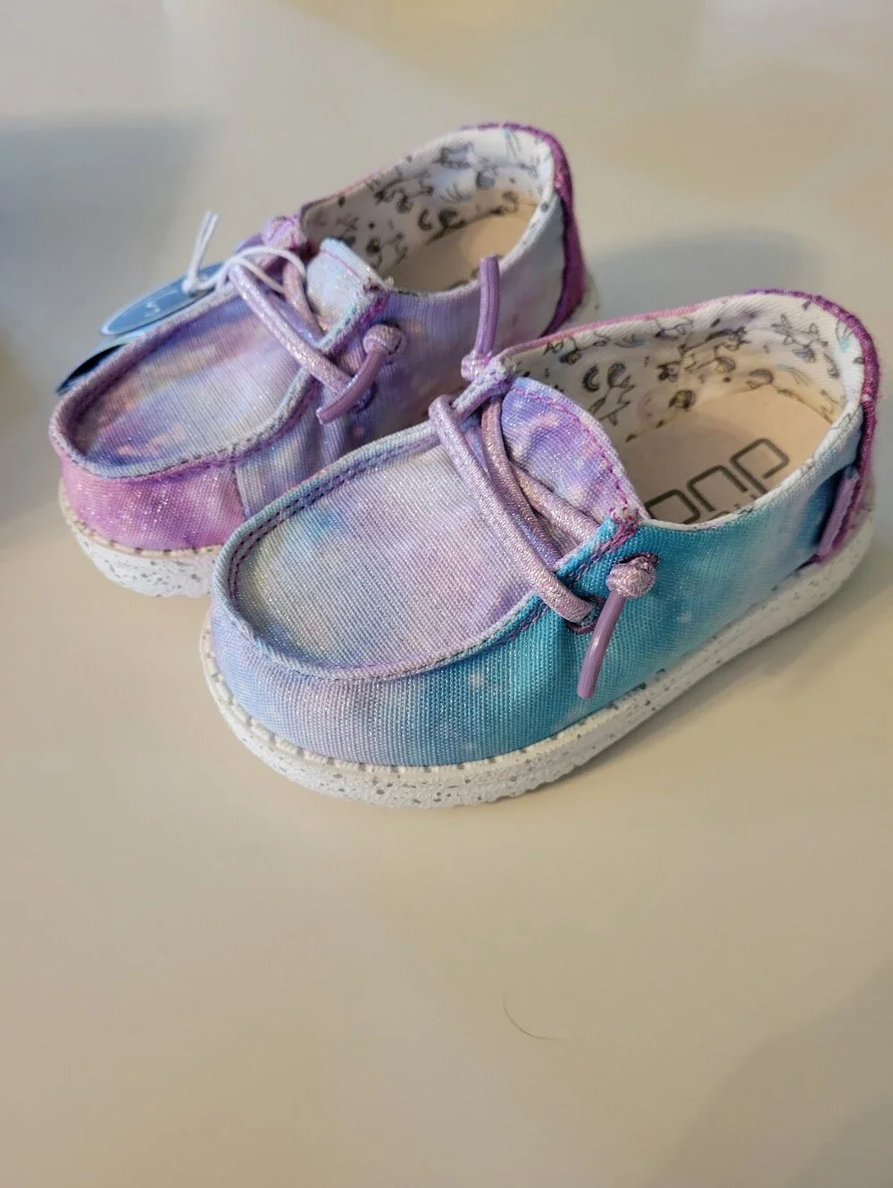 Wendy Toddler Tie-Dye Purple Slip-On Shoes 6
